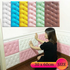 PVC wall stickers, 3dwallpanel, 3dfoamwallpanel, anticollision