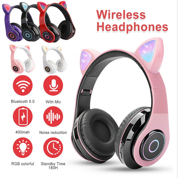 New B39 Wireless Ear Bluetooth Headset Headphones Over Ear Earphones With Light Volume Control For Children's | Wish