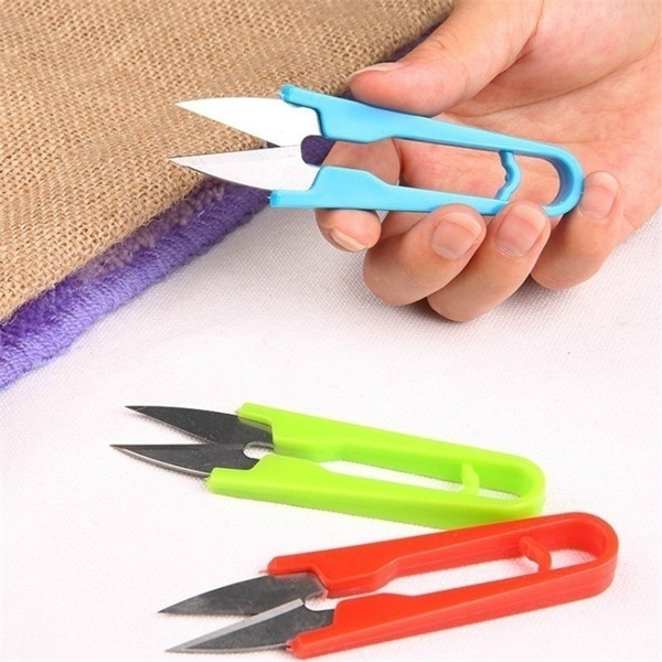 4Pcs Small Scissors with Cover - Thread Snips Scissors
