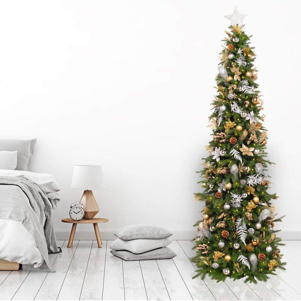 Easy Treezy 7.5-Foot Prelit Douglas Fir Artificial Christmas Tree Open Box 