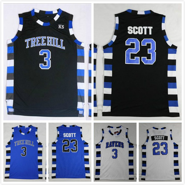 One Tree Hill Basketball Jersey Mens #23 Lucas Scott #3 Nathan Scott Stitched 
