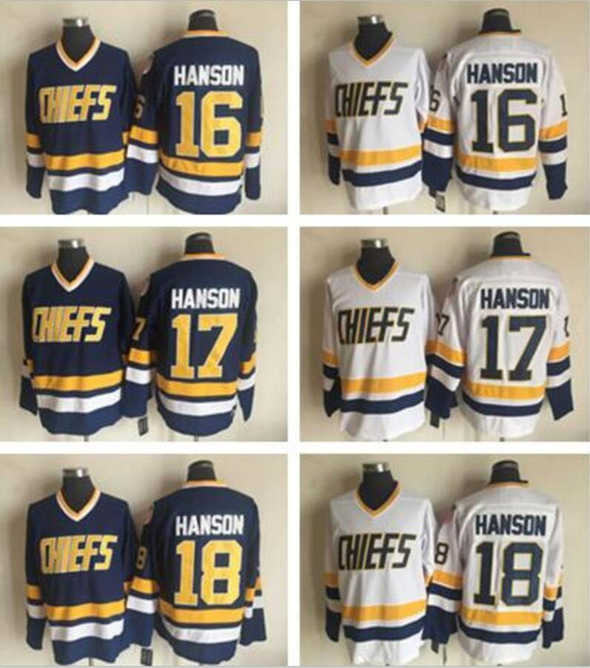 NEW**Slap Shot Hanson Brothers #16 Hockey Jersey Size Large