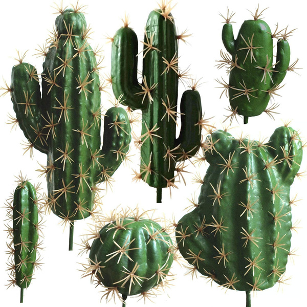 pick plant floral supply Artificial cactus stem cactus decor fake plant fake succulent