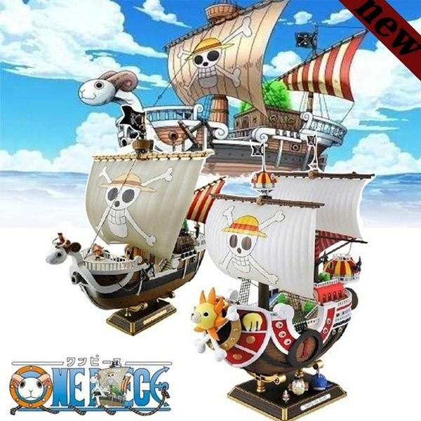 Anime One Piece Pirate Ship Action Figure Thousand Sunny & Meryl Boat ...