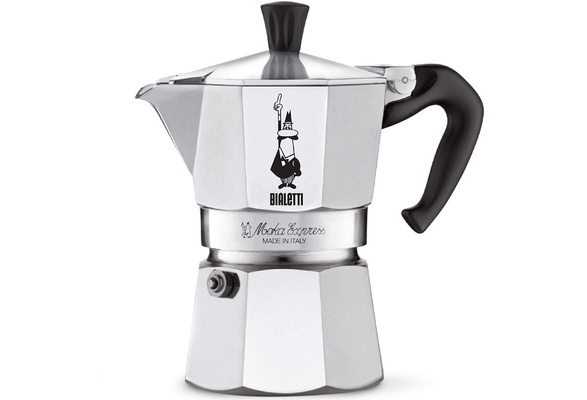 Bialetti Moka Express 3 cup Espresso Maker - Whisk