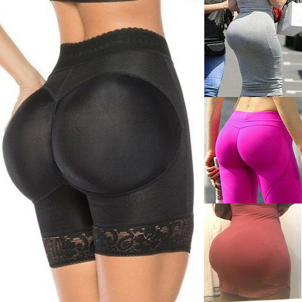 Butt Lifter Bh Push Up Booty Pad Enhancer BoyShorts Lace Up Ass Trainer  Padded Panties Underwear Women Hip Lift Body Shapers