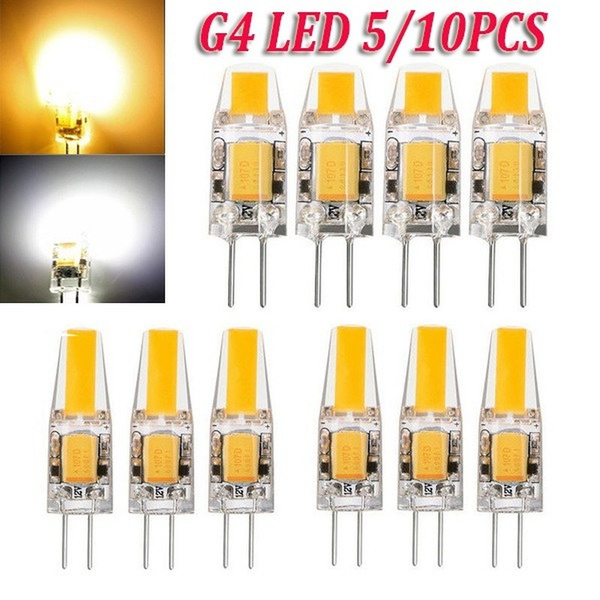 5/10PCS Dimmable G4 LED 12V AC/DC COB Light 3W 6W High Quality LED