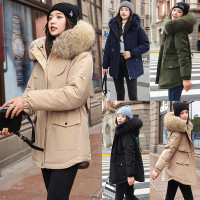 Wish Recensioni dei clienti: Cappotto invernale da donna Piumino trapuntato  con collo in pelliccia Giacca con cappuccio Parka Outwear Fashion