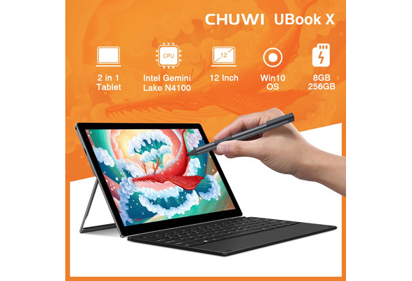 CHUWI UBook X Tablet with Keyboard and Stylus Pen, 12 Windows 10