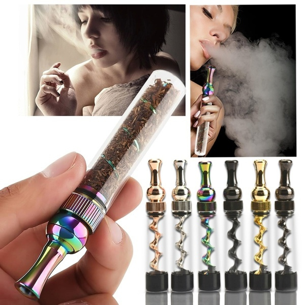 Flue-Cured Tobacco Device Smoking Twisty Glass Blunt Pipe Obsolete with  Cleaning Kit Smoke Tool Smoking Set