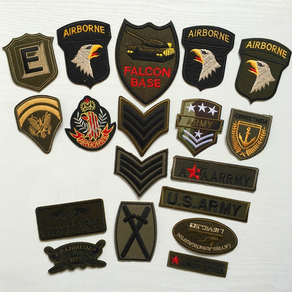 Military Tactical Embroidery Velcro Patch Badge Armband