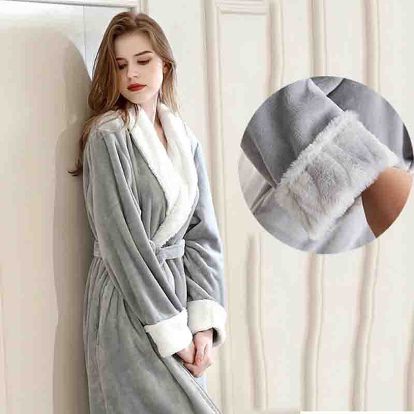 Womens big fluffy outlet dressing gowns