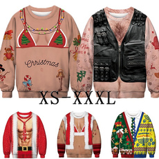 navidad, printed sweatshirt, Christmas, Tops