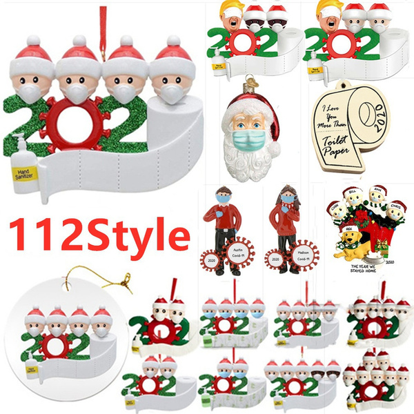 2020 DIY Personalized Family Doll Christmas Tree Hanging Ornament Decor O3C5 