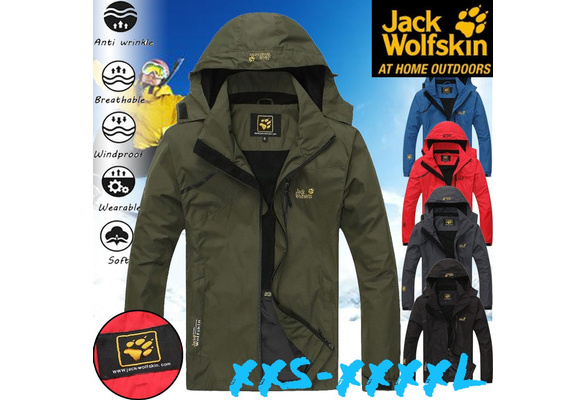2020 New Autumn Winter Waterproof Outdoor Jacket Men Jack M-4XL Thin Windproof and and Windbreaker Jacket Riding | Coat Wolfskin Mountaineering Wish