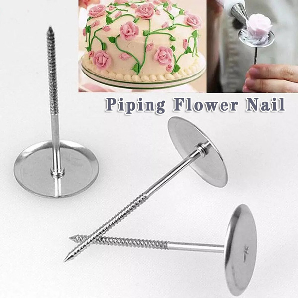 Stainless Steel Piping Nail Cake Flower Nails DIY Needle Stick Baking Piping Stands Tools Ice Cream Cake Decorating Tools | Wish Stainless Steel Piping Nail Cake Flower Nails DIY Needle Stick Baking Piping Stands Tools Ice Cream Cake Decorating Tools | Wish