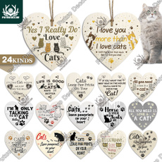 catsign, Heart, cathousedecor, Jewelry