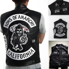Vest, Fashion, punk, motorcyclevest