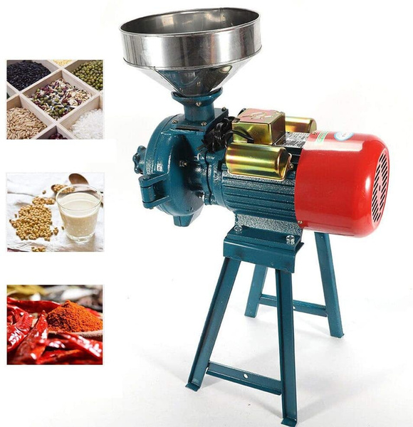 Commercial Electric Grain Mill Grinder Heavy Duty 3000W 110V Grain   5f86babf30a2f81f51534cfc Large 