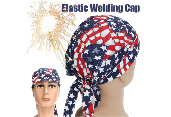 Elastic Welding Hat Sweat Absorption Welders Welding Protective Hat Cap  Flame ^