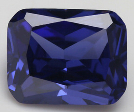 Blues, Blue Sapphire, Emerald, facetedcut