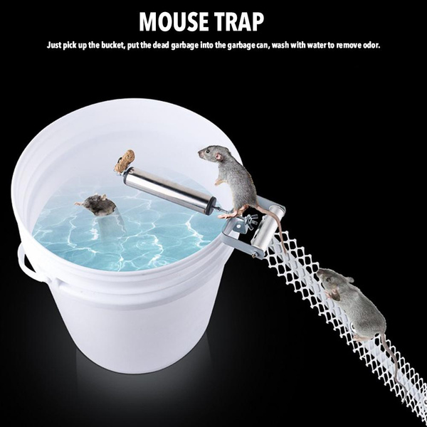 Upgraded Auto Mice Traps Stainless Steel Rolling Stick Mouse Trap Mice ...