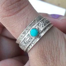 Sterling, Turquoise, Jewelry, 925 silver rings