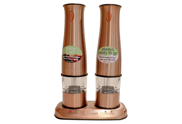  Cuisinart Rechargeable Electric Salt & Pepper Mill Set