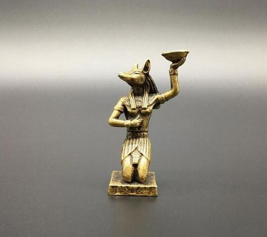 Copper Statue Collection Chinese Brass Carved Anubis, An Ancient ...