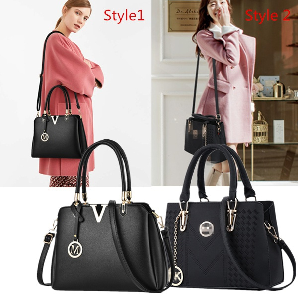 High quality leather women's handbag new fashion women shoulder big bags 