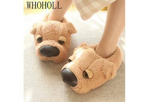 ladies dog slippers