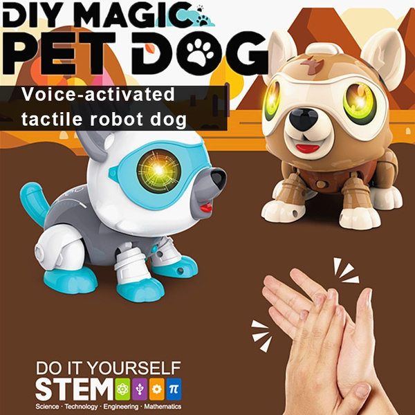 intelligent voice control magic pet dog multi functional touch sensing