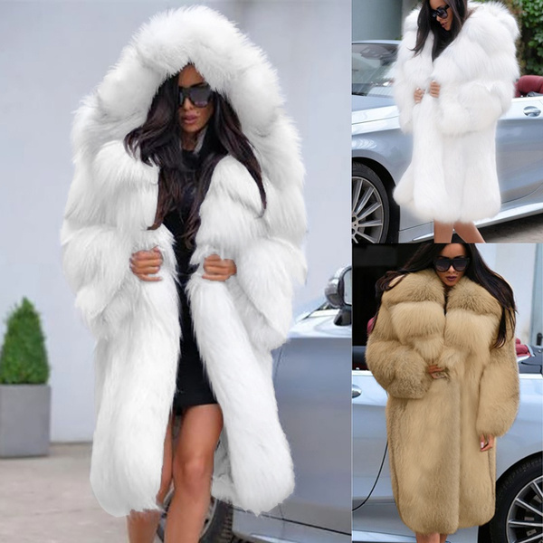 How to style a white fur coat casually