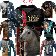 horsehoodie, Couple Hoodies, horse, Fashion