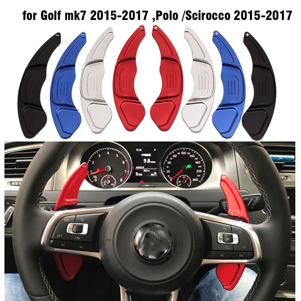 for 7 MK7 Scirocco GTI R GLI MACHSWON 2 Pieces Aluminum Steering Wheel Shift Paddle Extension 