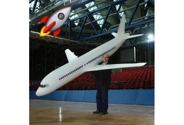 super cool inflatable toy airplane