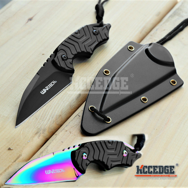 Needle Point Neck Knife - Small Neck Knives with Sheathes - Compact EDC  Knives