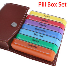 Box, case, pillbox, weeklymedicinecontainer