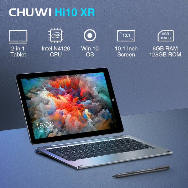 CHUWI Hi10 XR 10.1 inch 1920x1200 IPS Screen Intel Celeron N4120 Quad Core  LPDDR4 6GB 128GB eMMC Windows Tablet PC Bluetooth 5.1