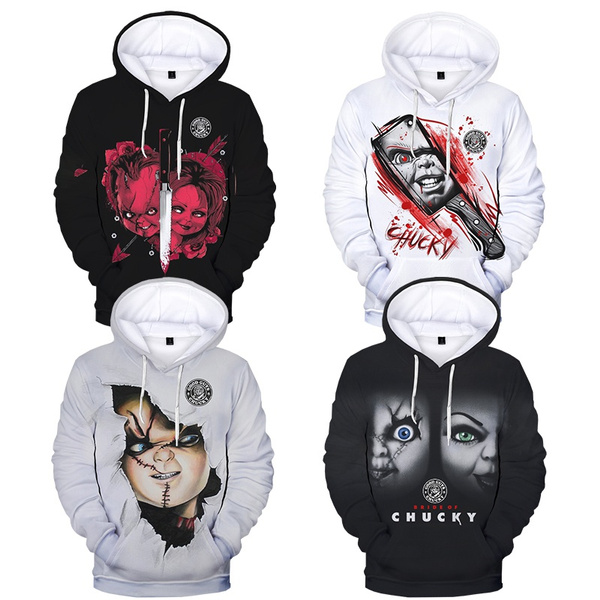 Horror zipper online hoodies