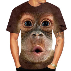 Mens T Shirt, Funny T Shirt, 3dmentshirt, monkey