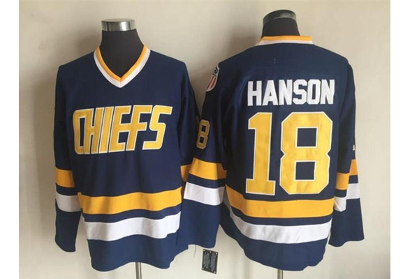 NEW**Slap Shot Hanson Brothers #18 Hockey Jersey Size Large