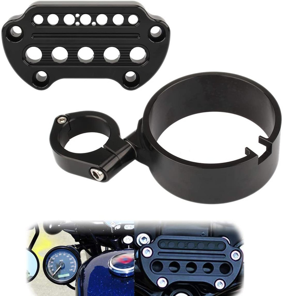 Speedometer Side Mount Relocation Bracket Indicator Handlebar Clamp