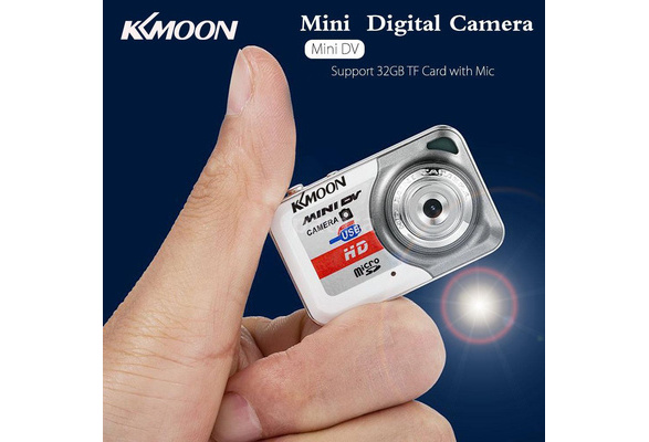 KKMOON X6 Portable Ultra Mini HD High Denifition Digital Camera Mini DV  Support 32GB TF Card with Mic(Grey/Orange)