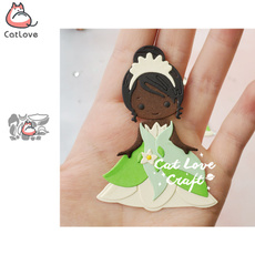 stencil, Princess, catlovecraft, metalcuttingdie