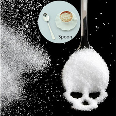 coffeespoon, Steel, Coffee, skull