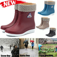 ankle boots, ladiesrainshoe, Winter, rainboot