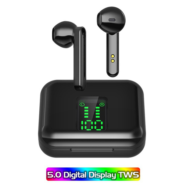 TWS Bluetooth Headphone Wireless Earphones LED Display Bluetooth 5.0 Sport Headset Earbuds Earbuds for Iphone Samsung Xiaomi