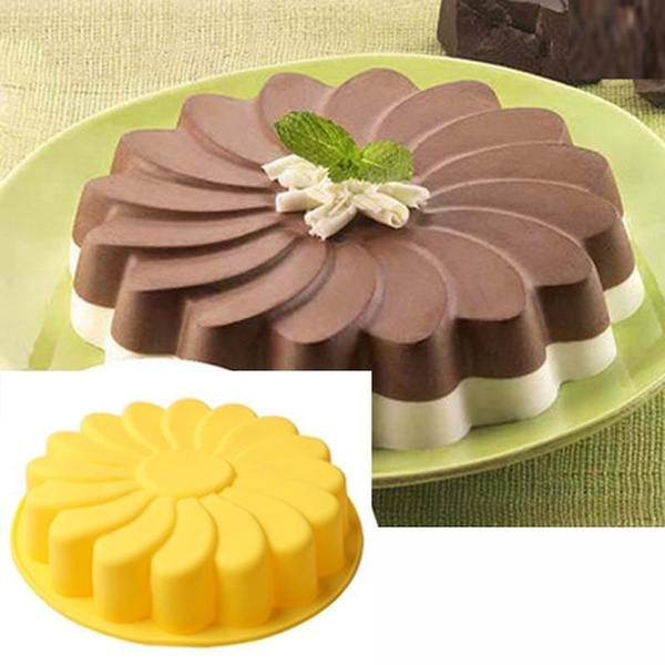 Silicone Chocolate Cake Mold DIY Fondant Cake Mould Pastry Baking Tool Bakeware 