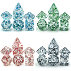 rpggame, dnddiceset, Dice, Glitter